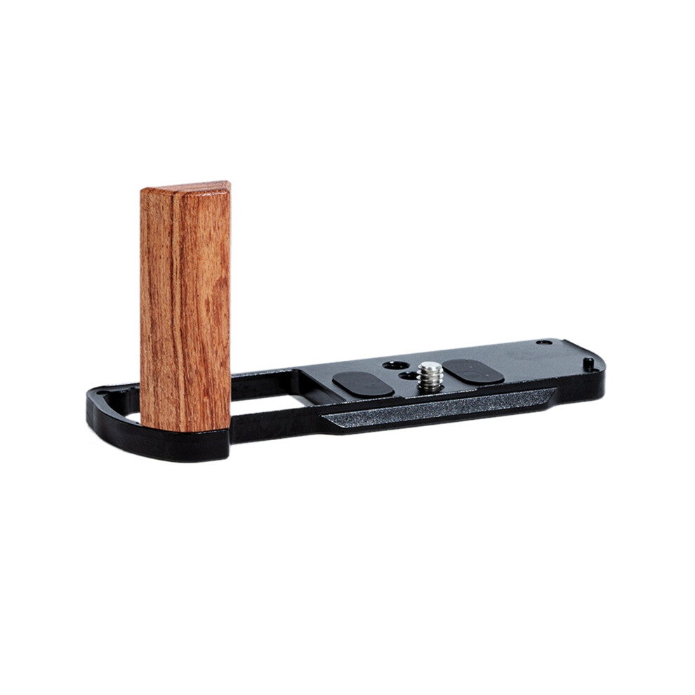L-Handle Wooden Grip Photo Expansion Quick Release Plate Bracket 4853440111081