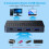 USB3.0 Computer Sharing Switch Box 2 in 4 Out KVM 2x4 USB 3.0 4