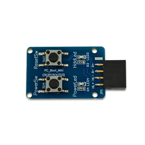 PC-Boot-Mini Motherboard Boot Test Board 9 Pin PC on/Off Button 1
