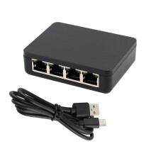 Ethernet Splitter Adapter for PC Laptop Network RJ45 Cable