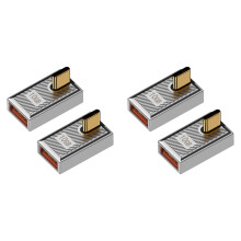 2Pcs 120W USB C to USB3.1 OTG 90 Adapter