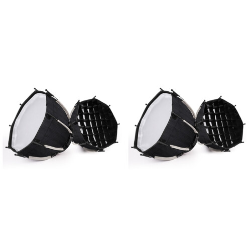 Mini Bowens Mount Quick Release Honeycomb Grid Softbox 1