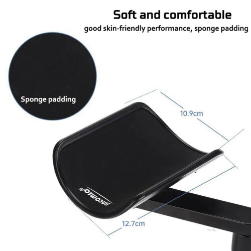 Metal Adjustable Arm Rest Wrist Support Extended Mouse Pad Black 2