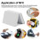 100 PCS NFC Cards 215 Tags Rewritable 6
