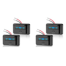 2PCS 3 Ports 12V RV USB Outlet 90W, Dual PD3.0 Type-C Quick Charge