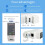 DIN-Rail Serial Port RS485 to Ethernet Converter Server 5