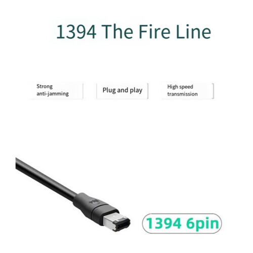 1.8m Firewire Cable IEEE 1394 400 to 2