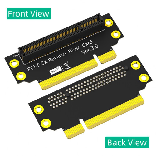 Riser-Karte, Stecker auf Buchse, für 2U-Server 2