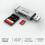 USB C & 3.0 Dual Connector Micro-SD/TF Card Adapter 3