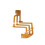 Replacement LCD Flex Cable for XR500 XR520, Camera Repair Part, 4