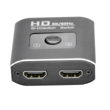 HD 8K 60Hz Bi-Richtungsschalter 1 in 2 Out Dual Display für Laptop