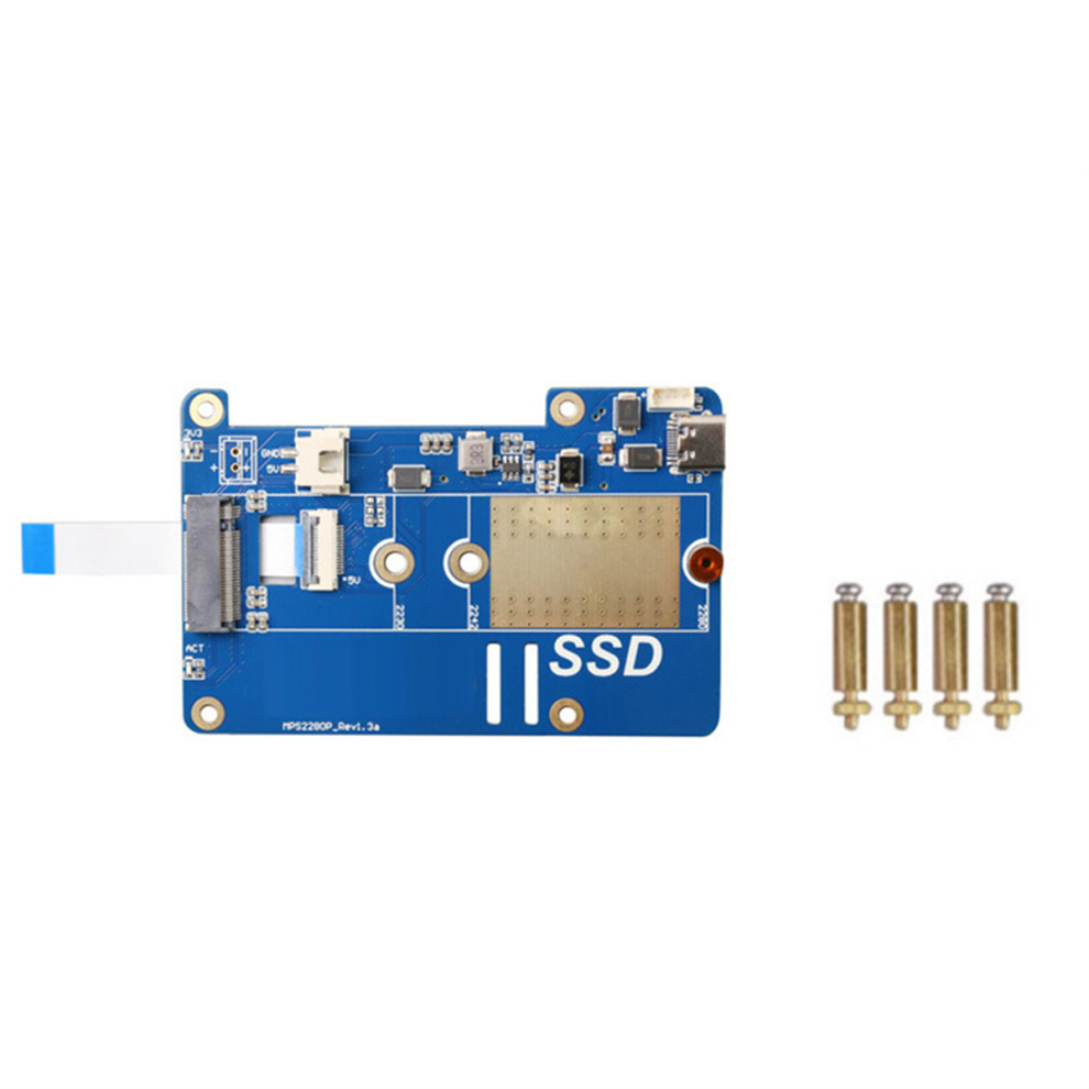 Mps2280p Pcie M.2 Nvme Ssd Hat For 5 Expansion Board 4853440127228
