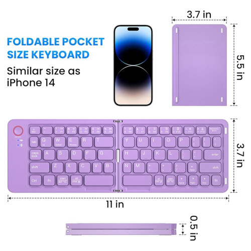 Wireless Keyboard (Sync Up to 3 Devices), for Android , 2