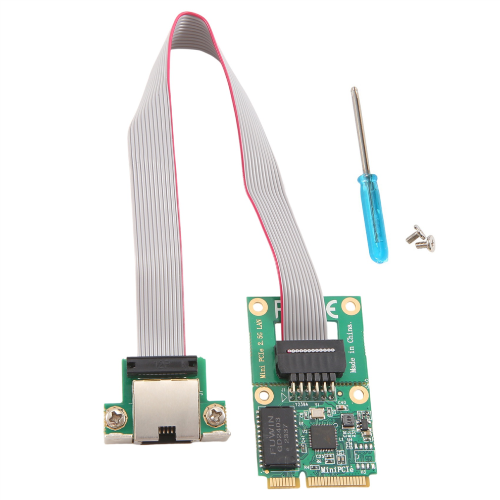 Mini Pcie 2.5G Ethernet Card Rj45 Adapter Gigabit Network 4853440128362