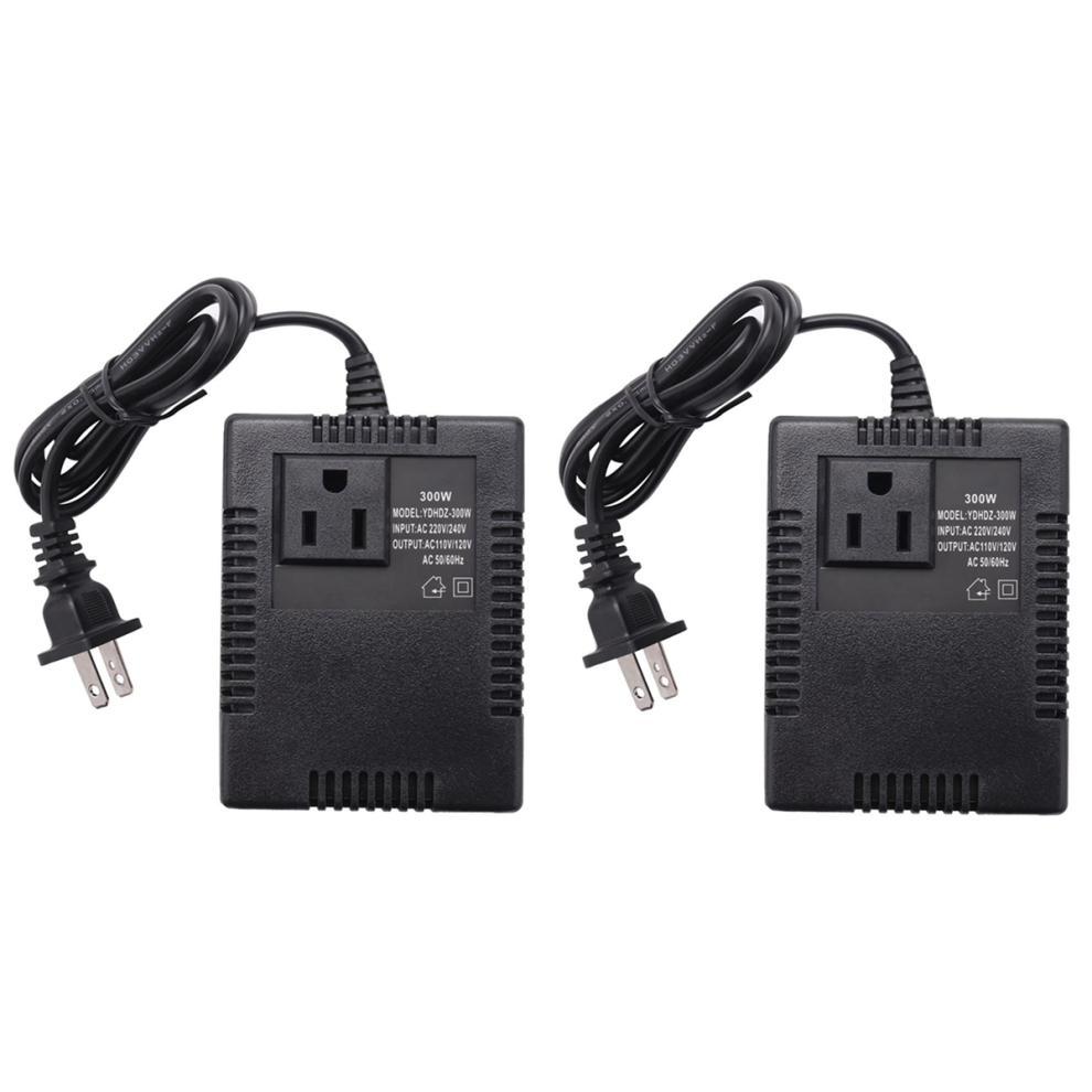 300W 220/240V To 110/120V Ac Transformer Us Plug 4853440129635
