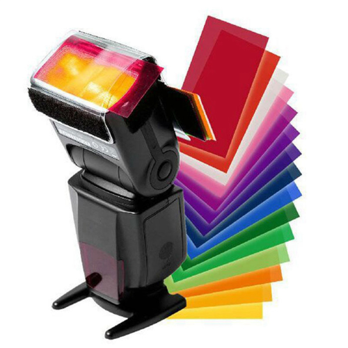 12 Farben Blitz Speedlite Farbfilter Karten für / Kamera 2