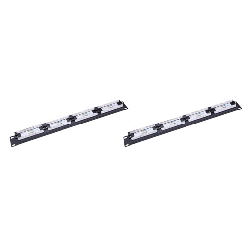 UTP 24 Port Rj45 Patch Panel Rack Ethernet Network Adapter CAT6 1