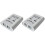 USB 2 in 1 Out Printer , 2-Port Manual Kvm Converter White 2