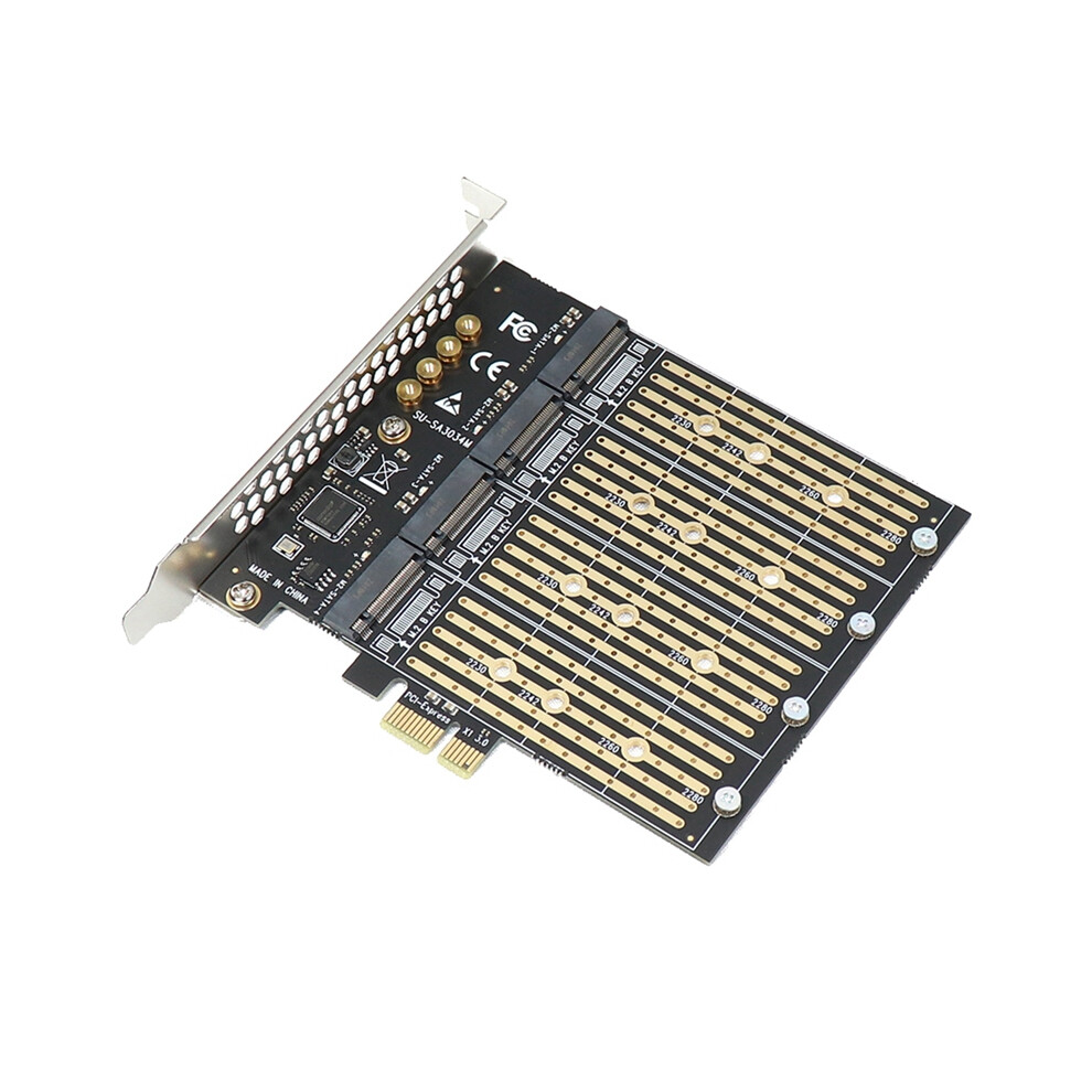 B Key M2 M.2 4 Port Ngff Sata Ssd 10 Gbps To Pci Express X1 Adapter 4853440143372