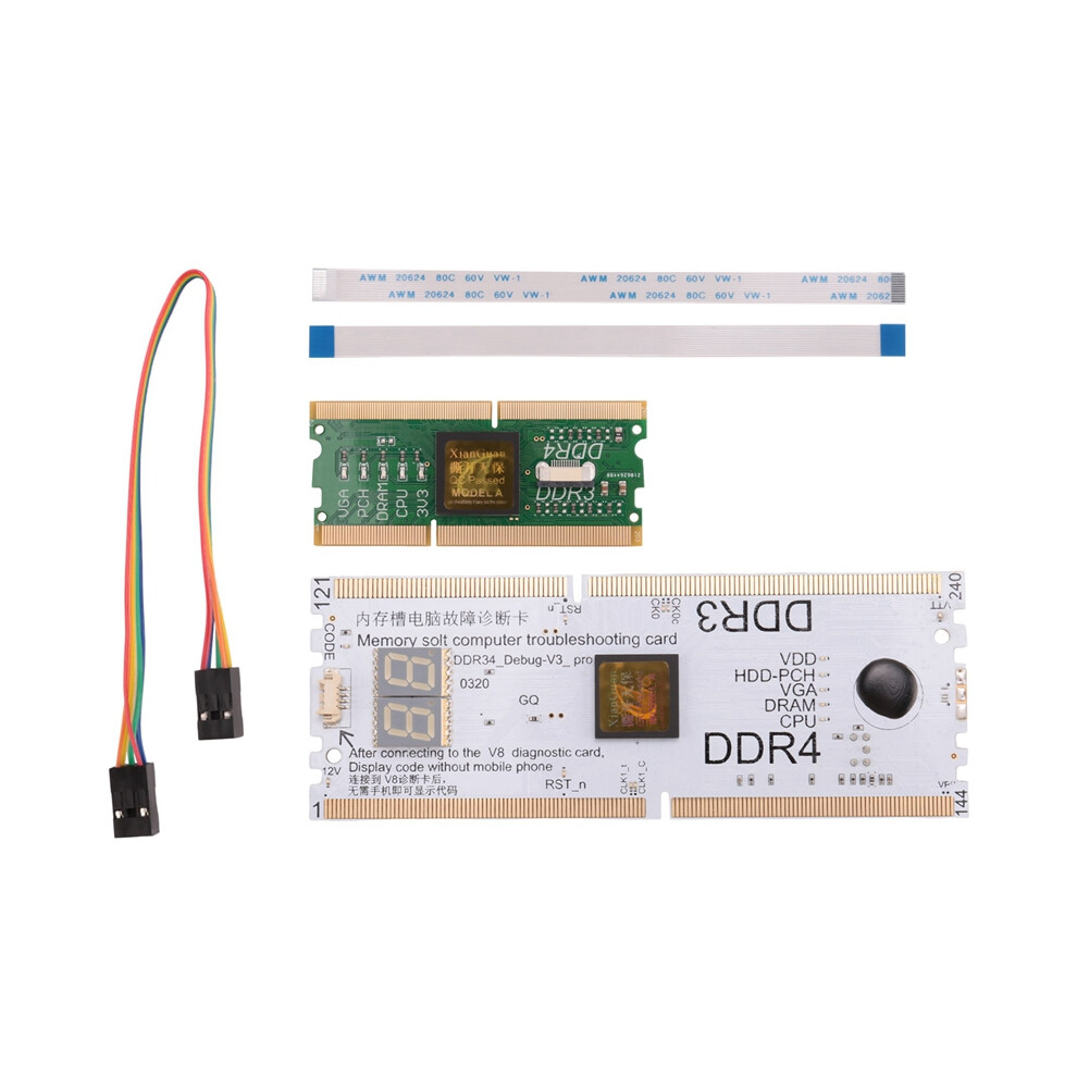 Laptop/Desktop Motherboard Memory Slot Ddr3/Ddr4 Diagnostic Analyzer 4853440141699