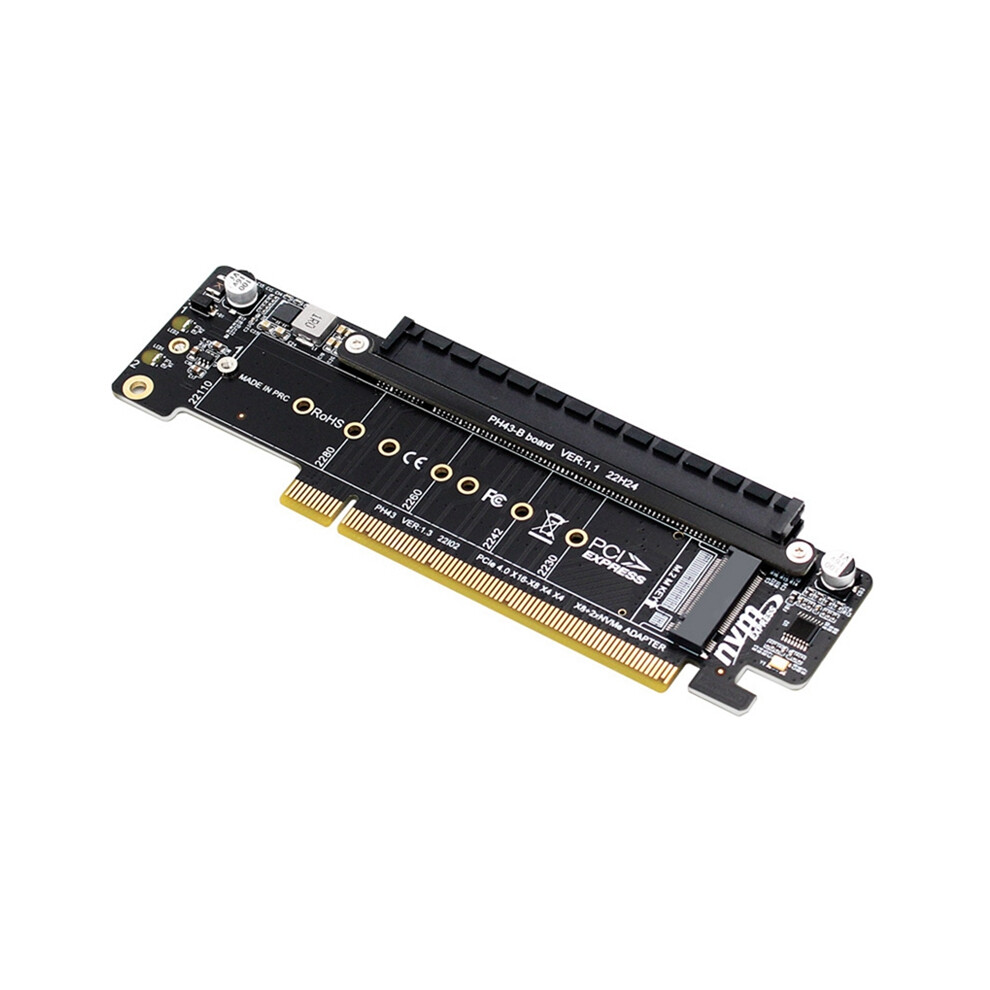 Pcie4.0 Split Expansion Riser Card Pcie X16 To M.2 Nvme Adapter 4853440143419