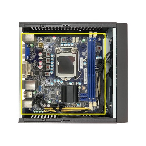 M09 HTPC Host Mini ITX Computergehäuse DC-Netzteilgehäuse 2