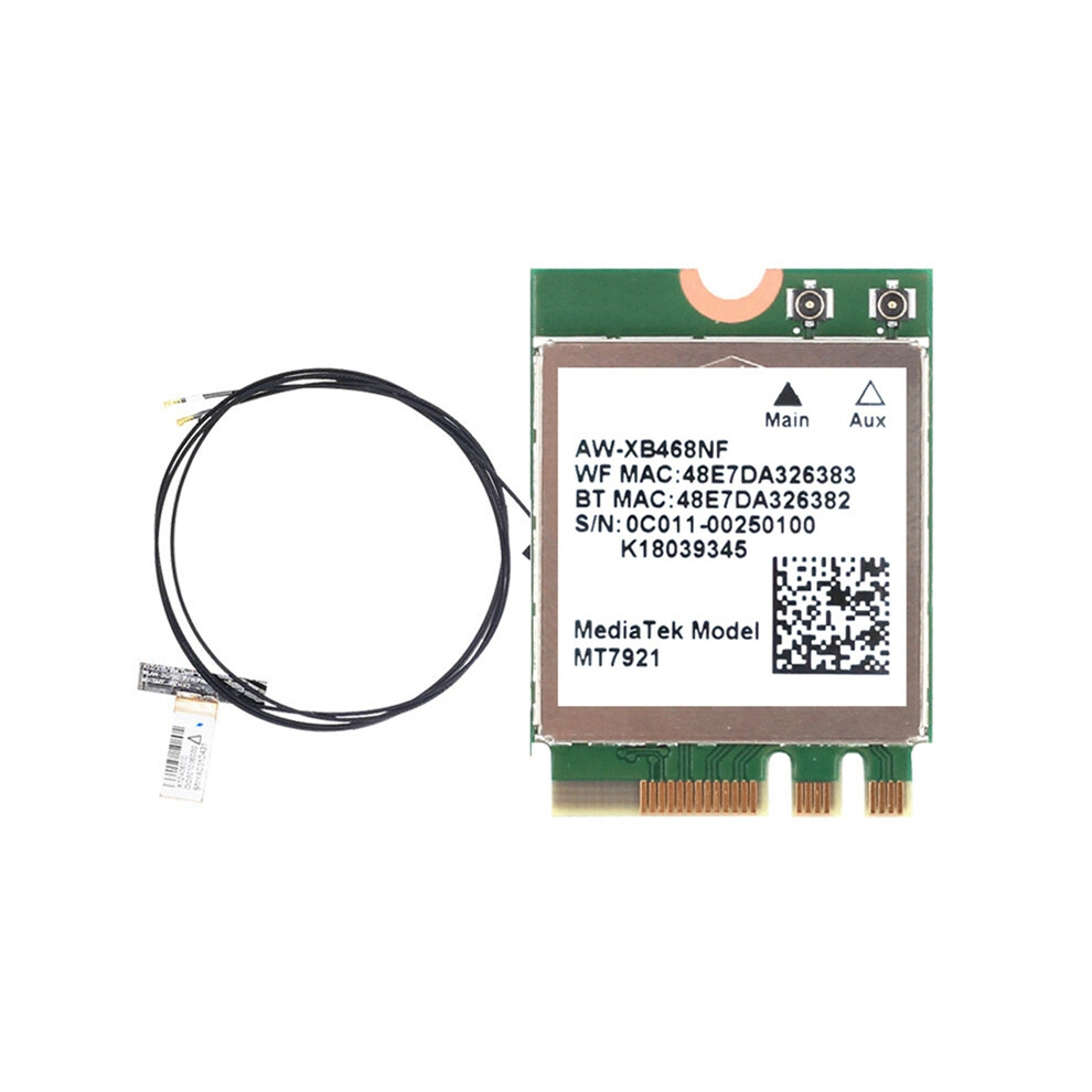 Mt7921 Wifi6 2.4G 5G Gigabit Network Card With Built-In Antenna 4853440150134
