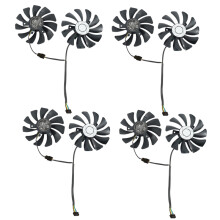 4 Paar Grafikkartenlüfter 85 mm Ha9010H12F-Z 4-poliger Kühler