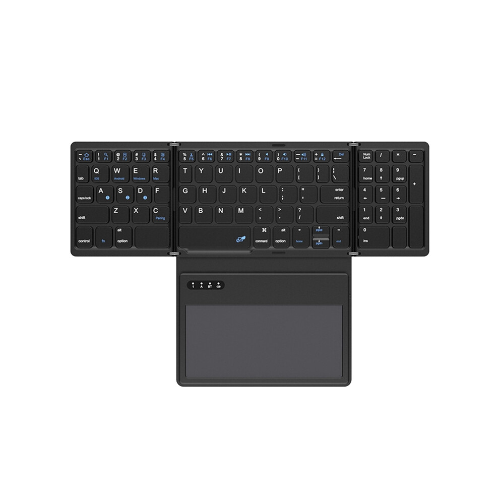 Foldable Bluetooth Wireless Keyboard With Touchpad For Ios,Android 4853440151704