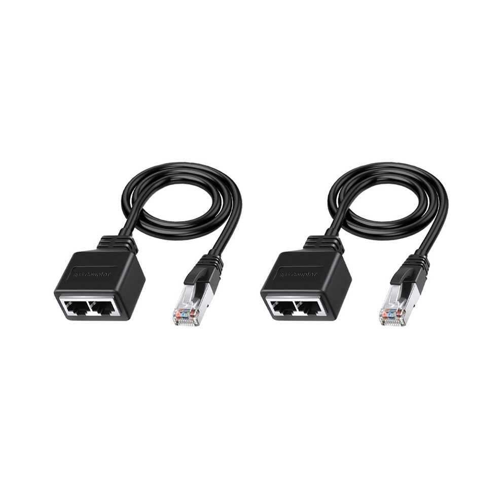 Lan Ethernet Adaptador Rj45 Male To 2 Female Splitter 4853440149145