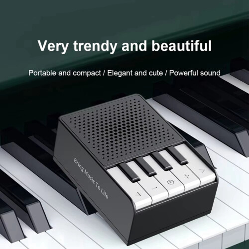 Piano Shaped Bluetooth Speaker 5W Wireless Mini 2
