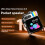 Wireless Bluetooth Metal Mechanical Speaker LED Display Screen 3