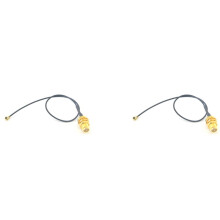 U.FL Mini PCI auf RP-SMA Pigtail-Antenne, WLAN-Kabel, 2 Stück