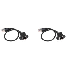 1FT RJ45-Netzwerk-Verlängerungskabel, Stecker auf Buchse