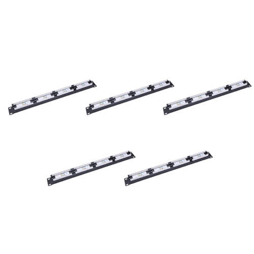 UTP 24 Port Rj45 Patch Panel Rack Ethernet Network Adapter CAT6 1