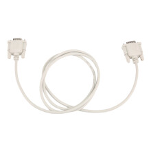 VGA DB15-Stecker auf RS232 DB9-Pin-Adapterkabel / Videografik-Verlängerung (weiß, 1,4 m)