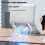 Foldable Laptop Stand with Cooling Fan, Cooler Pad D Silver 4