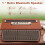 Retro Bluetooth Speaker Wireless Home Subwoofer Remote Sound 5