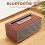 Retro Bluetooth Speaker Wireless Home Subwoofer Remote Sound 6