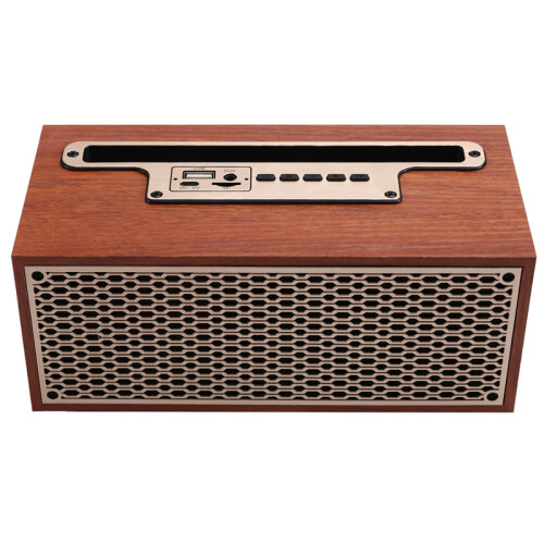 Retro Bluetooth Speaker Wireless Home Subwoofer Remote Sound 1