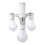 3In1 E27 To Extended LED Lamp Bulbs Socket Splitter Adapter 7