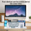 Wireless Keyboard Mouse Combo Portable Bluetooth Colorful 5