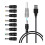 Universal USB to DC Power Cable Kit with 8 Adapters - Ideal 2