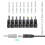 Universal USB to DC Power Cable Kit with 8 Adapters - Ideal 6
