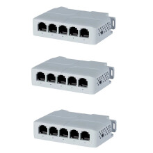 5 Port 10/100Mbps POE Extender 3Pcs
