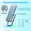 USB C HUB Dockingstation 4K Typ zu -kompatibler Adapter 7