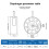1-11MM Manual Aperture Adjustable Mechanical Iris Diaphragm 3
