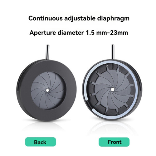 1.5-23mm Manual Aperture Adjustable Mechanical Iris Diaphragm 2