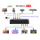 -Compatible Matrix Switch Splitter 4K 30Hz with Audio Out(EU) 4