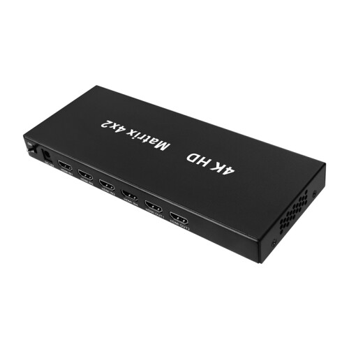 -Compatible Matrix 4X2 Switch Splitter 4K 30Hz with Audio EU Plug 2
